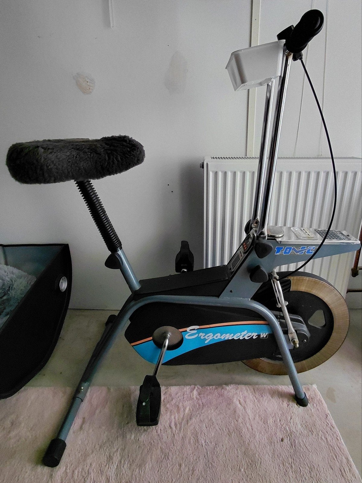 GRATIS hometrainer Ergometer W - Vintage Fitnessapparaat, Ophalen, Gebruikt, Metaal, Benen