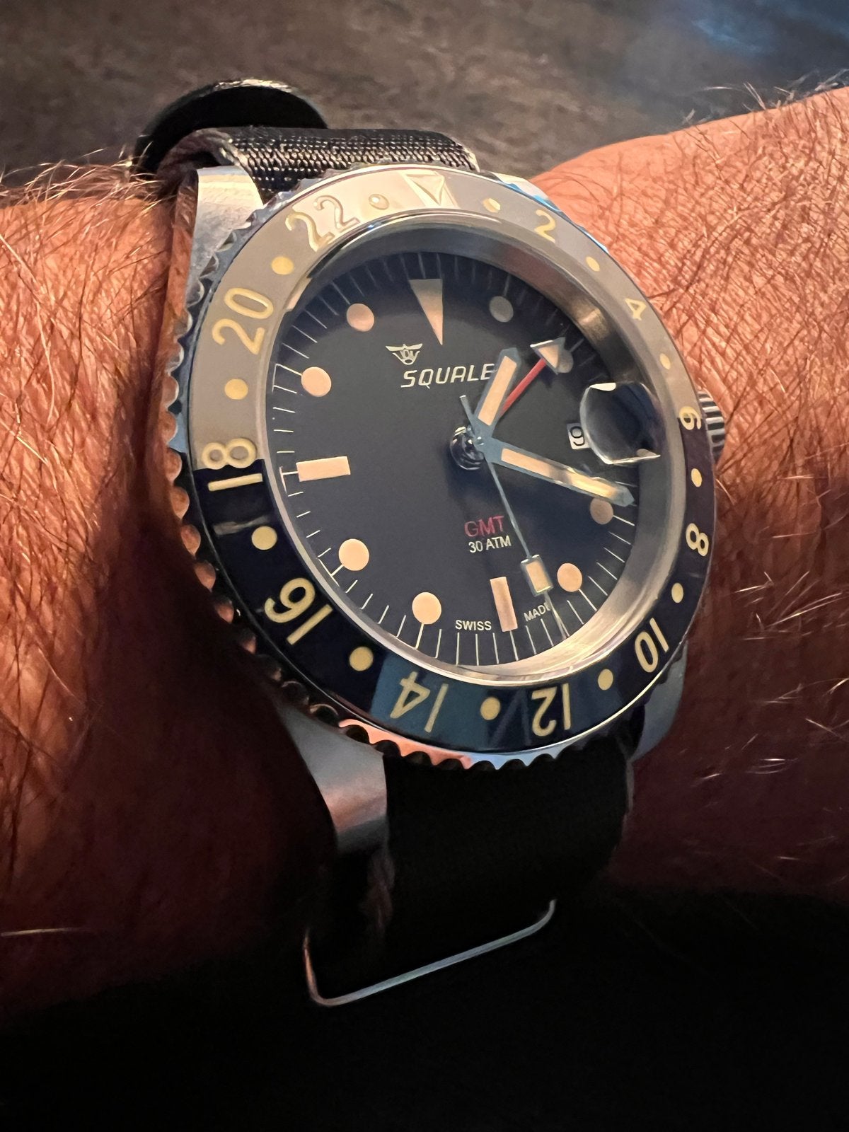 Squale 30 Atmos GMT Tropic Ceramica 42mm, Overige merken, Staal, Staal, Polshorloge