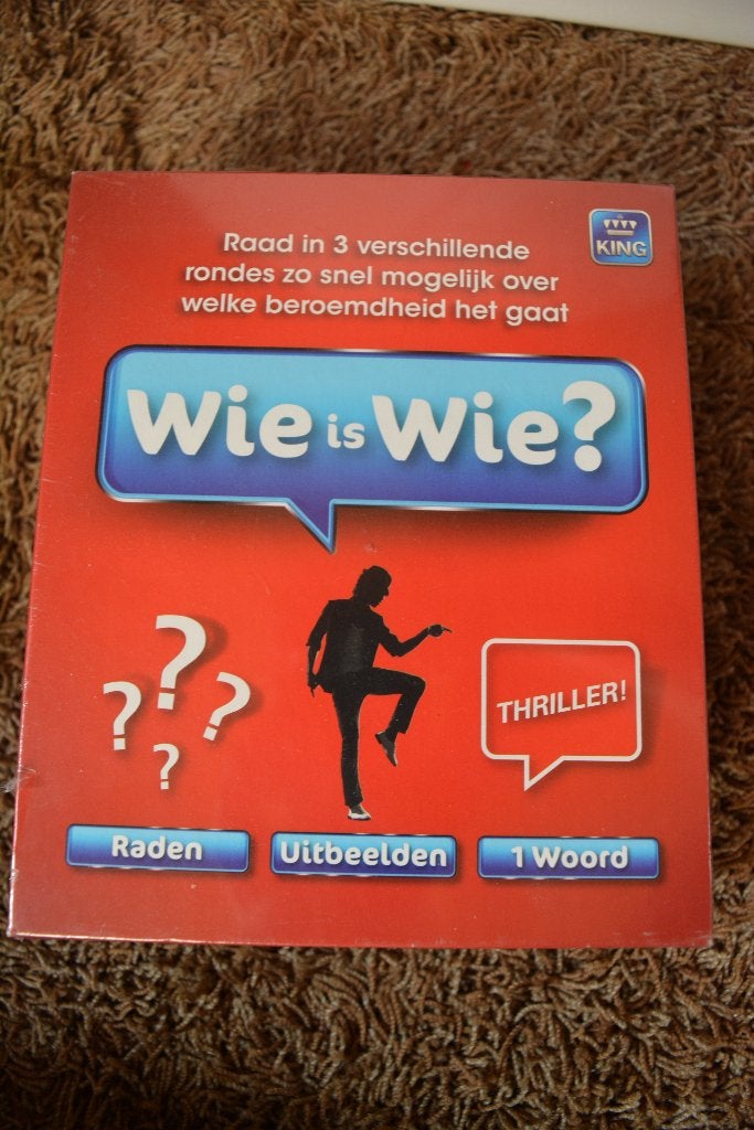 wie is wie? (king), Hobby en Vrije tijd, Gezelschapsspellen | Kaartspellen, Ophalen of Verzenden, Nieuw