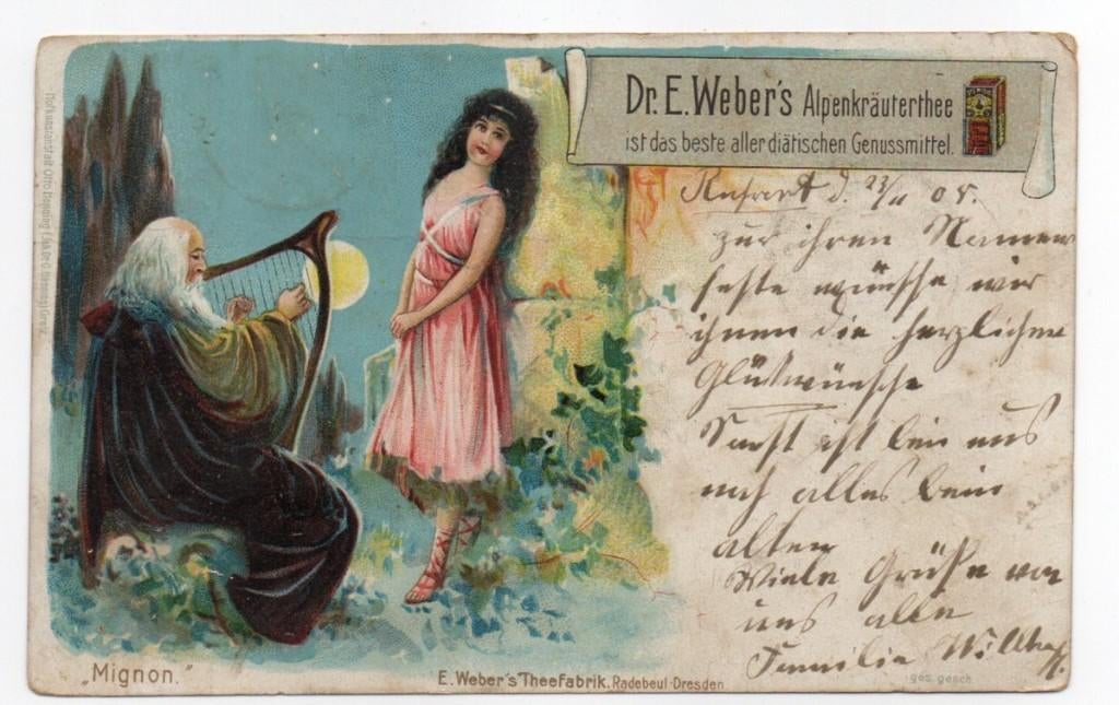 Dr. E. Webers Alpenkrauterthee 1905, Ophalen, Voor 1920, Gelopen