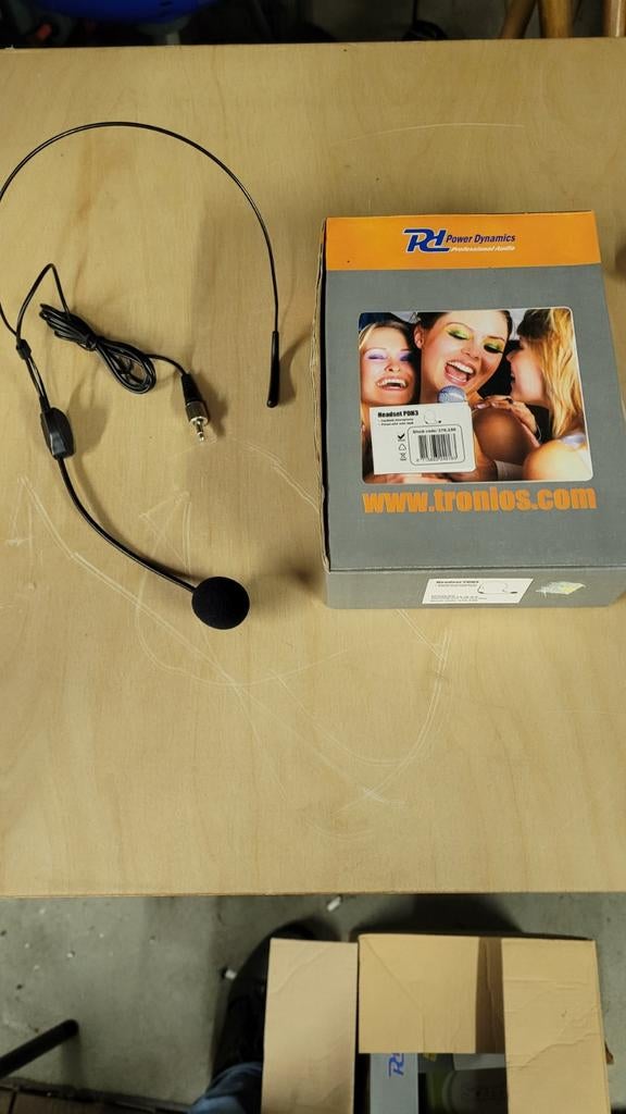 Power Dynamics PDH3 Headset Microfoon, Computers en Software, Headsets, Nieuw, Ophalen