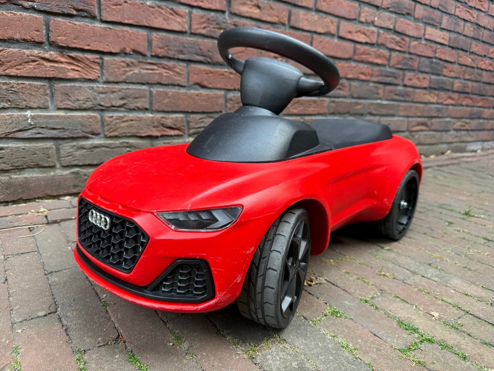 Audi A1 loopauto rood - Gebruikt, nette staat, Ophalen, Gebruikt, Loopvoertuig