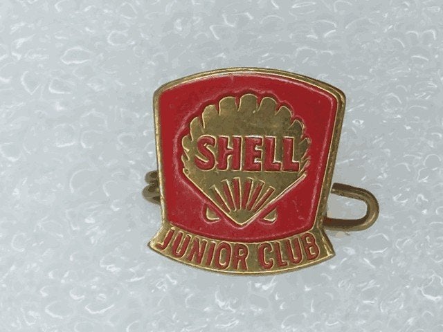 SP2081 Speldje Shell Junior Club, Verzamelen, Ophalen of Verzenden, Gebruikt, Overige onderwerpen