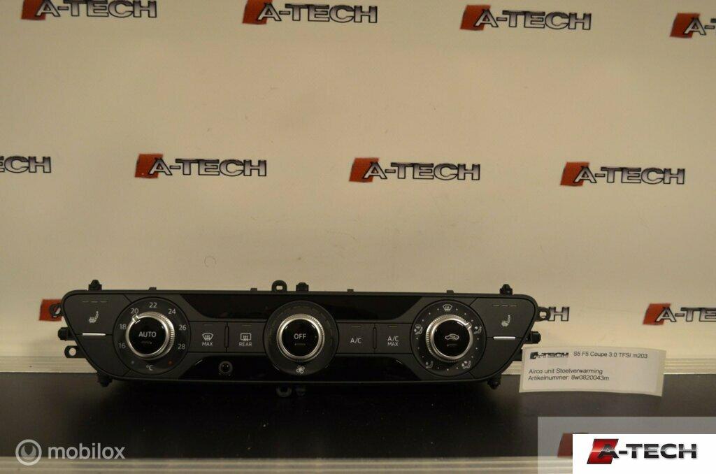 Airco bedieningspaneel Audi A5  B9 3.0 '16-'18) 8w0820043m, Auto-onderdelen, Audi, Gebruikt, Audi, Ophalen of Verzenden