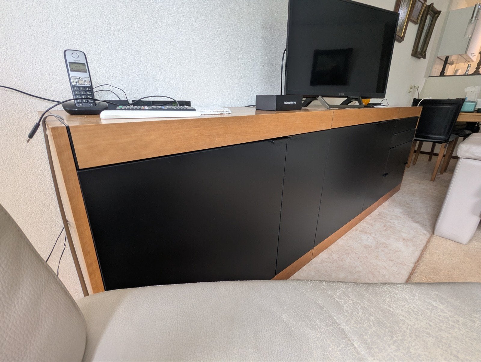 Stijlvol Pastoe dressoir in 3 losse delen, Huis en Inrichting, Kasten | Televisiemeubels, Ophalen, Gebruikt, 200 cm of meer, Minder dan 100 cm