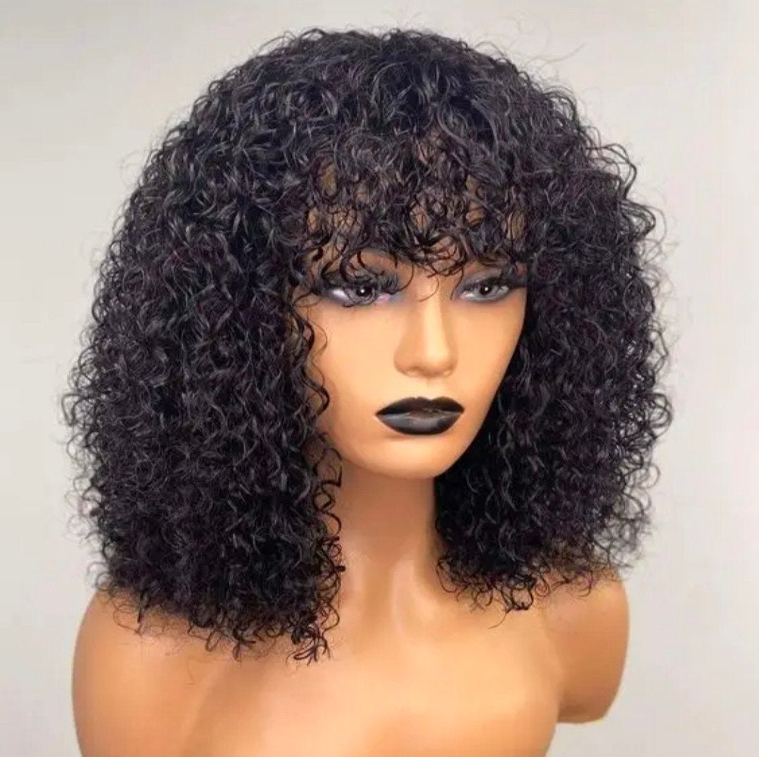 14 inch bang wig / pruik 100% menselijke haar, Ophalen of Verzenden, Nieuw, Pruik of Haarverlenging