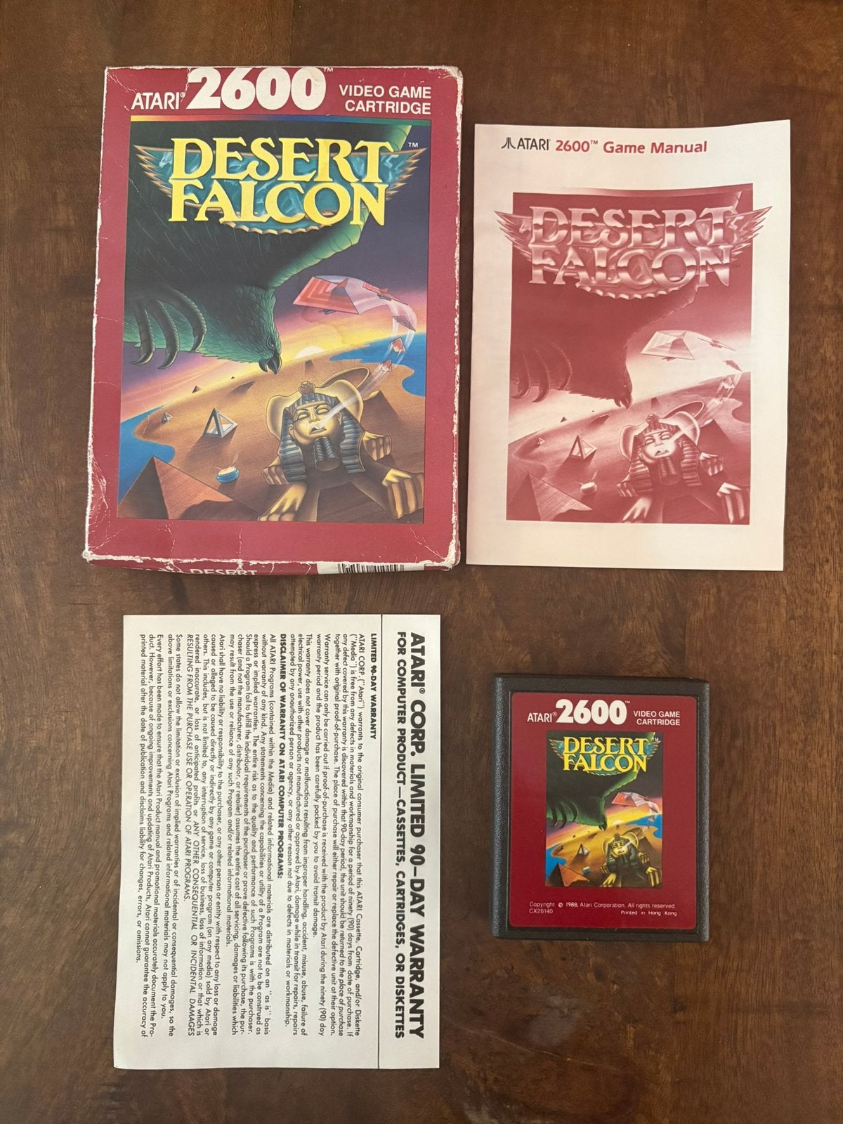 Desert Falcon Atari 2600 Compleet CIB PAL, Spelcomputers en Games, Games | Atari, 1 speler, Ophalen of Verzenden, Zo goed als nieuw
