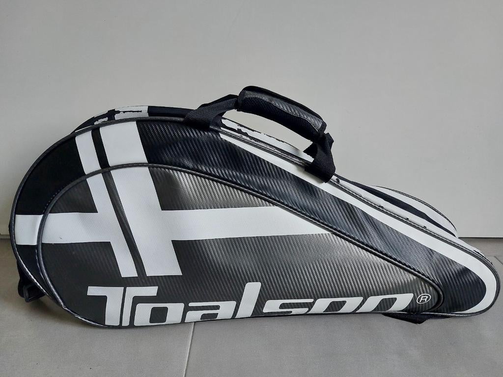 Toalson 3 tennistas / rackettas / racketbag zwart, Ophalen, Gebruikt, Tas, Overige merken