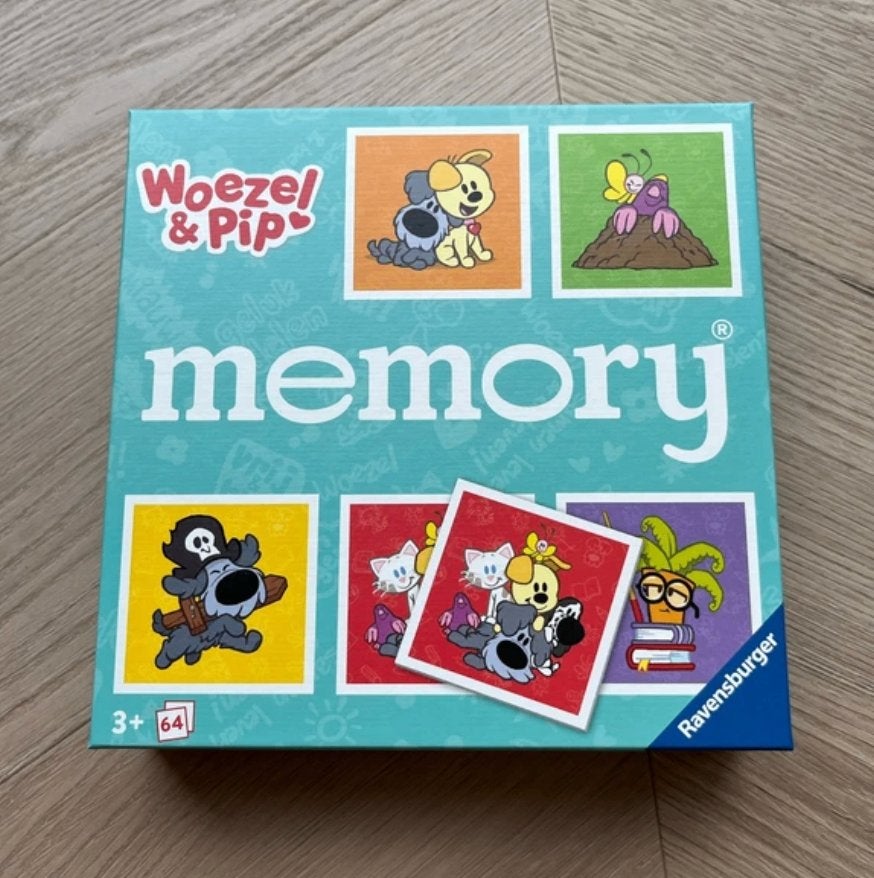 Woezel en Pip Memory NIEUW, Hobby en Vrije tijd, Een of twee spelers, Ophalen of Verzenden, Nieuw, Ravensburger
