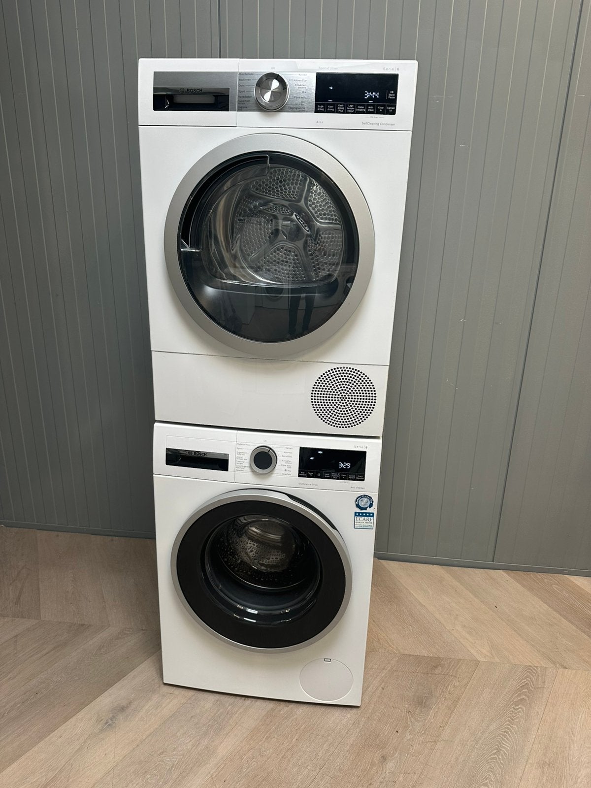 Bosch serie 6 set Wasmaschine+Warmtepompdroger incl Garantie, Bosch, Minder dan 85 cm, 8 tot 10 kg, Ophalen of Verzenden