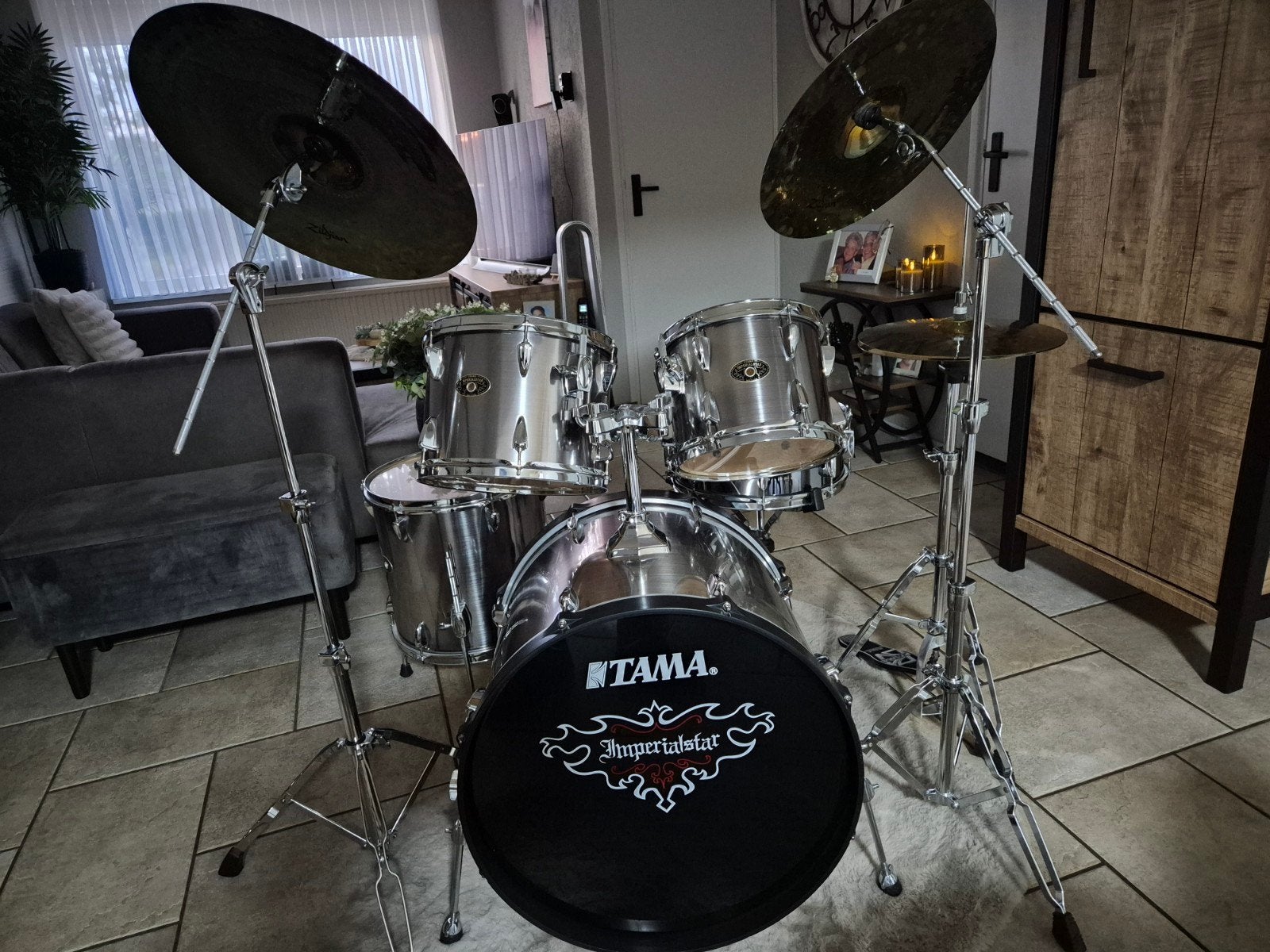 Drumstel tama, Muziek en Instrumenten, Ophalen, Zo goed als nieuw, Tama