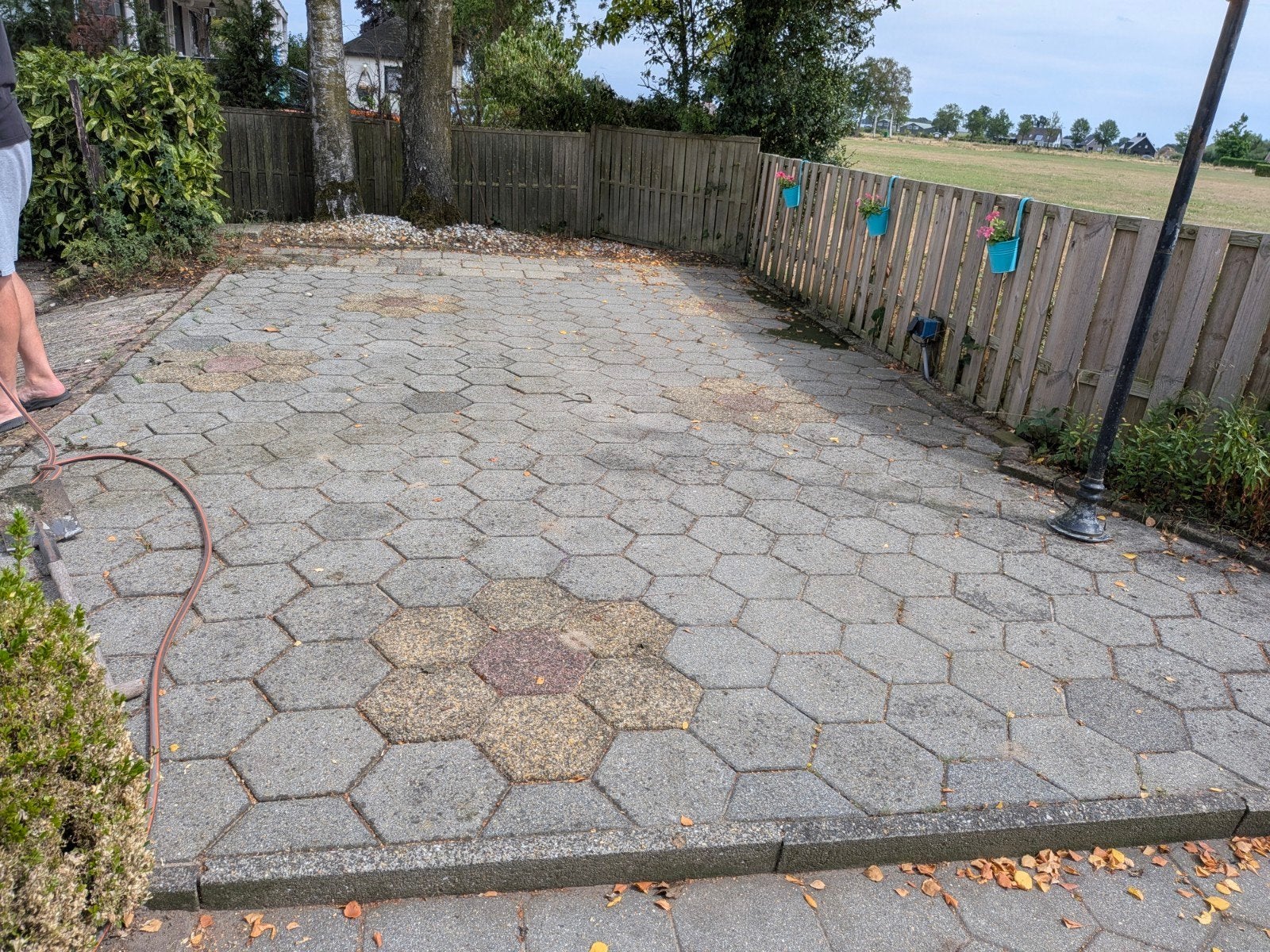 Gebruikte zeshoekige terrastegels - diverse kleuren, Ophalen, Gebruikt, 10 m² of meer, Beton