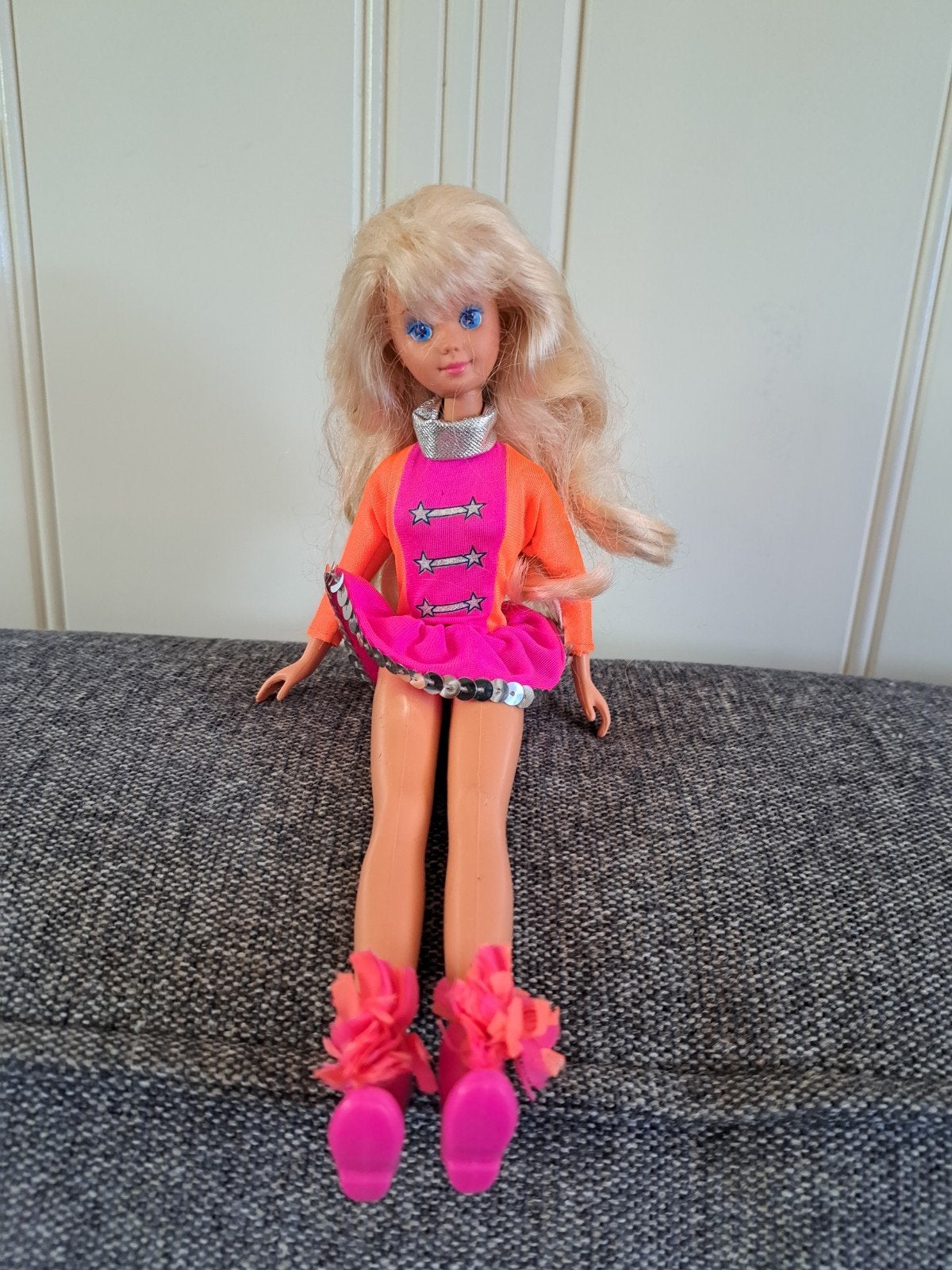 13.  Vintage Barbie Skipper pop Mattel Inc 1987, Ophalen of Verzenden, Gebruikt, Pop