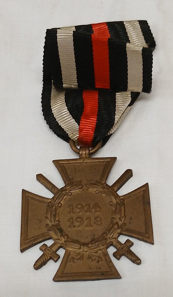 Hindenburg kruis WO1 met lintje, Verzenden, Landmacht, Duitsland, Lintje, Medaille of Wings