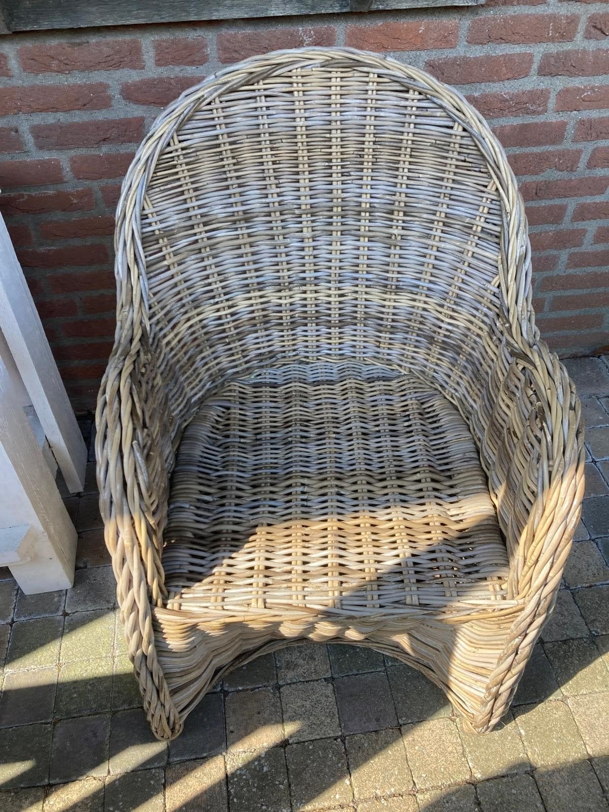 Nette rieten stoel, Ophalen, Zo goed als nieuw, Rotan