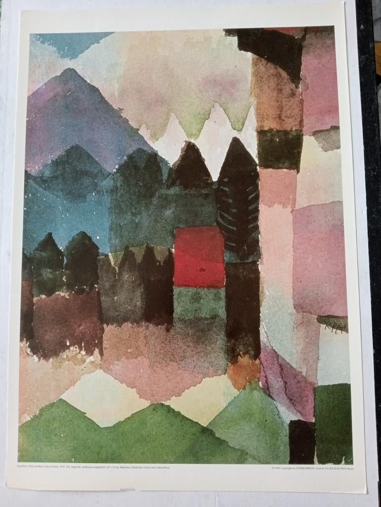Paul Klee print, Ophalen of Verzenden