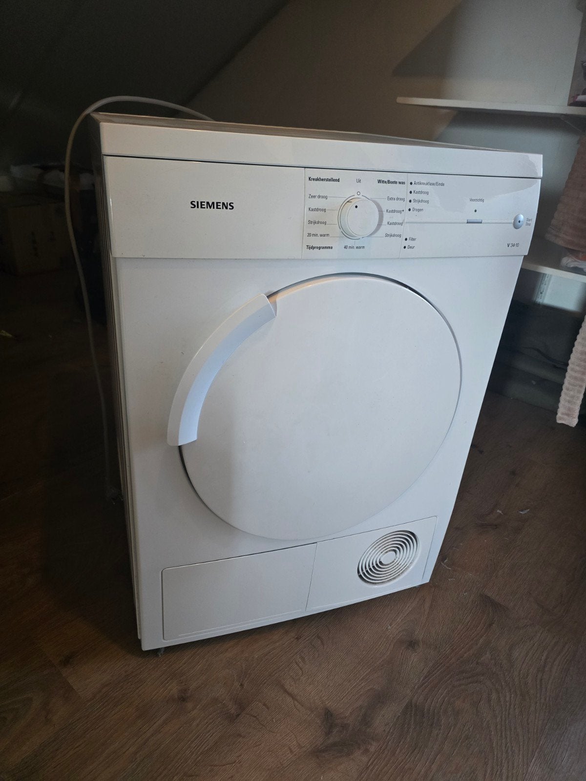 Wasdroger Siemens WDT45, Witgoed en Apparatuur, Wasdrogers, Ophalen, Gebruikt, Luchtafvoer, 8 tot 10 kg
