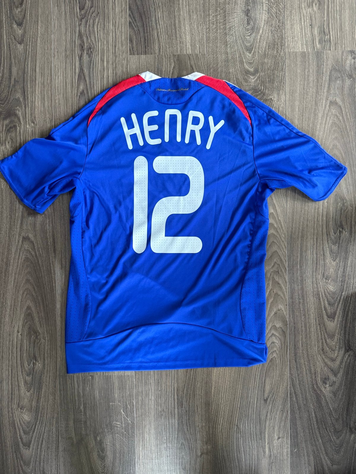 Vintage Adidas Frankrijk shirt Euro 2008 Henry #12 Maat M, Ophalen of Verzenden, Zo goed als nieuw, Voetbal, Maat 48/50 (M)
