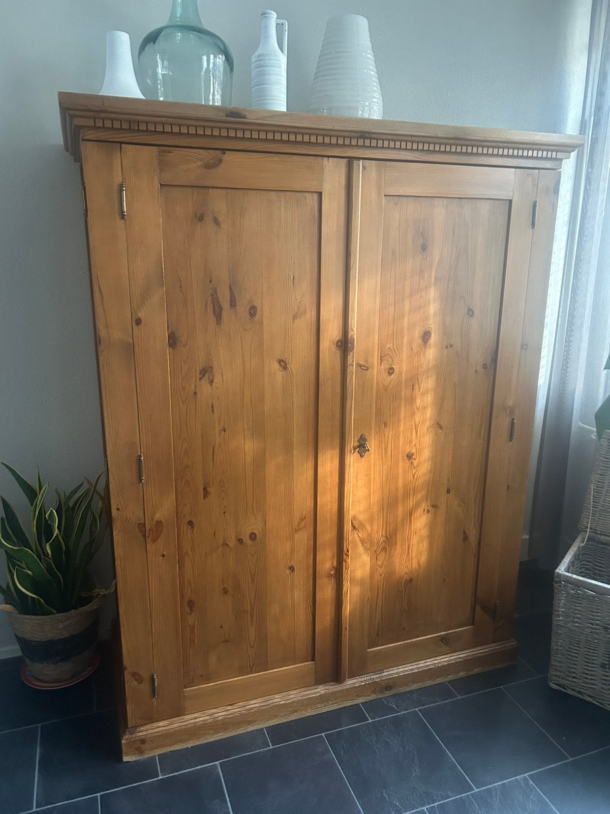 Tv/computerkast, Huis en Inrichting, Kasten | Computermeubels, Ophalen, Gebruikt, 170 cm of meer