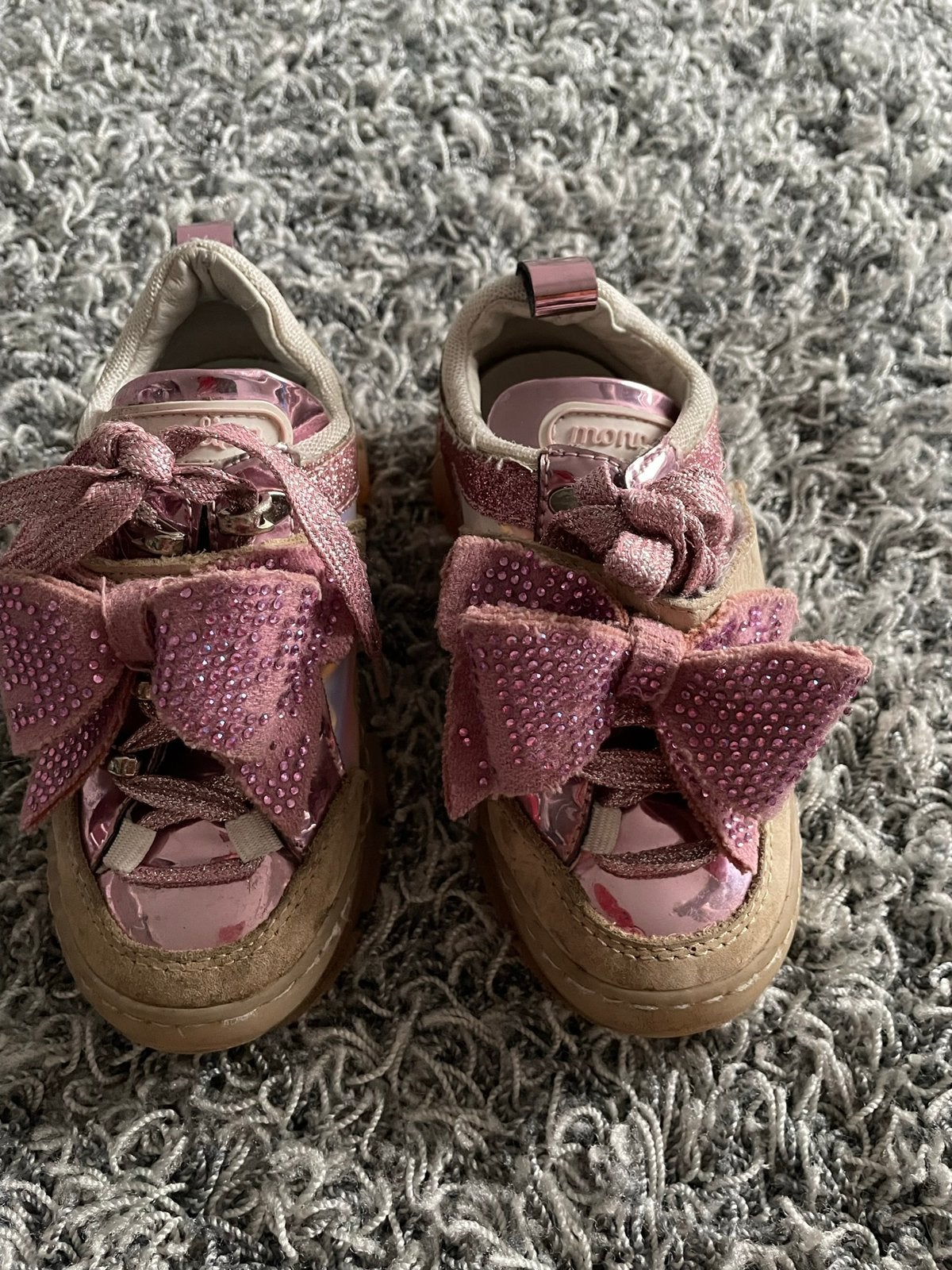 Monnalisa schoentjes met glitters maat 26, Meisje, Schoenen, Ophalen of Verzenden, Zo goed als nieuw