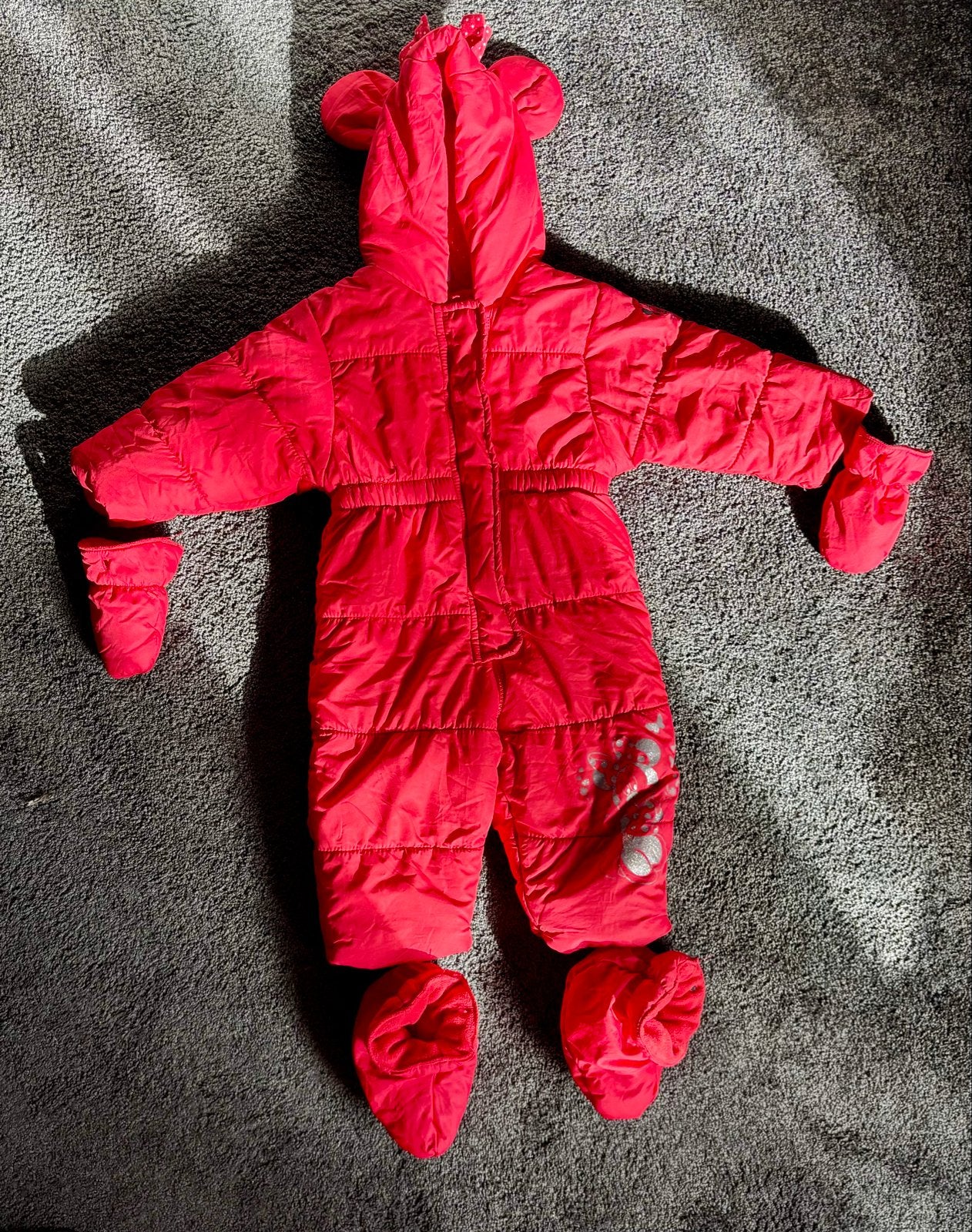 Warme winterpak C&A maat 80 met fleece, wantjes en schoentje, Kinderen en Baby's, Ophalen of Verzenden, Gebruikt, Jongetje of Meisje