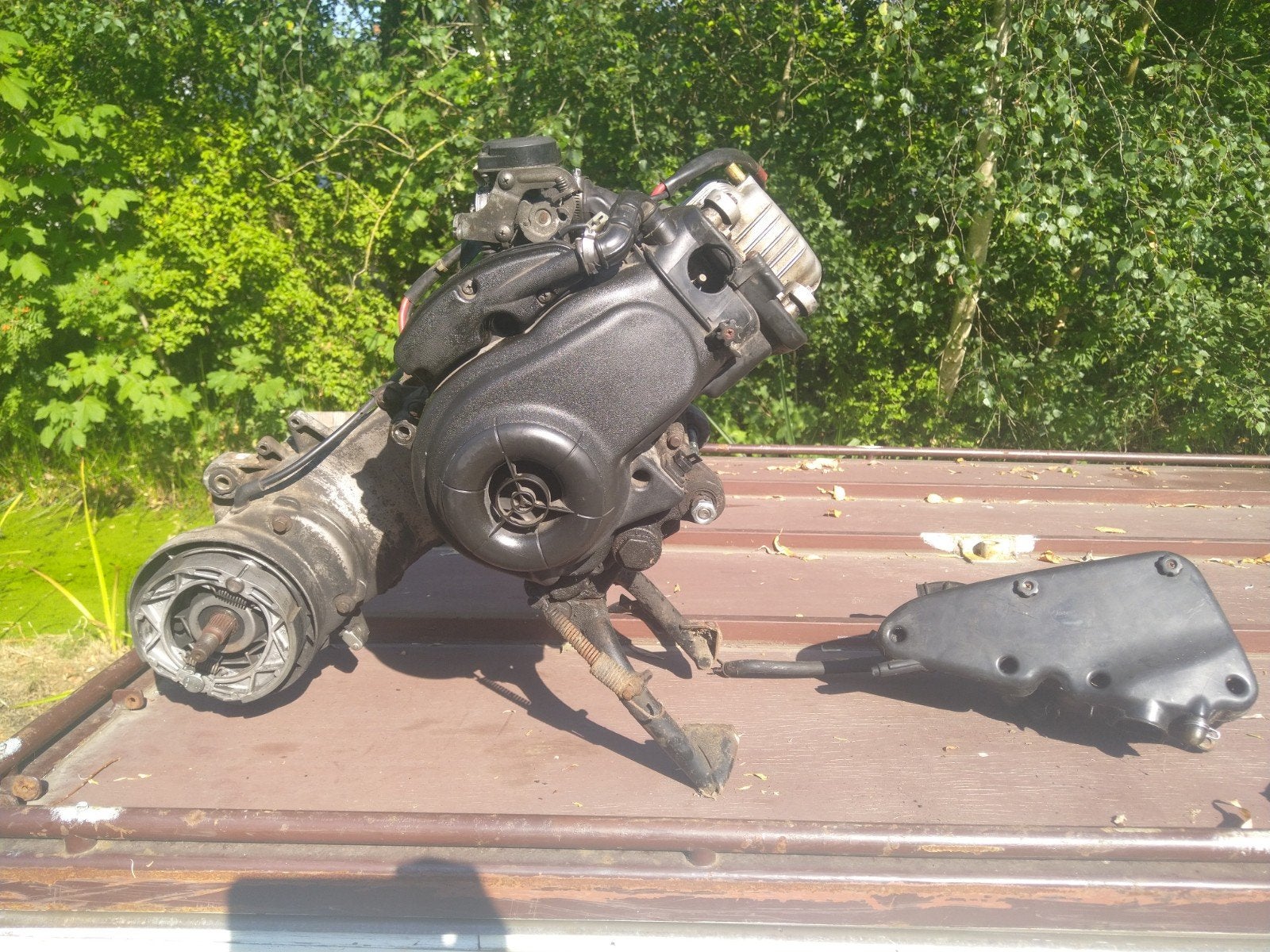 Vespa Piaggio lang carter 50cc 4t 2v blok gesteld compressie, Ophalen