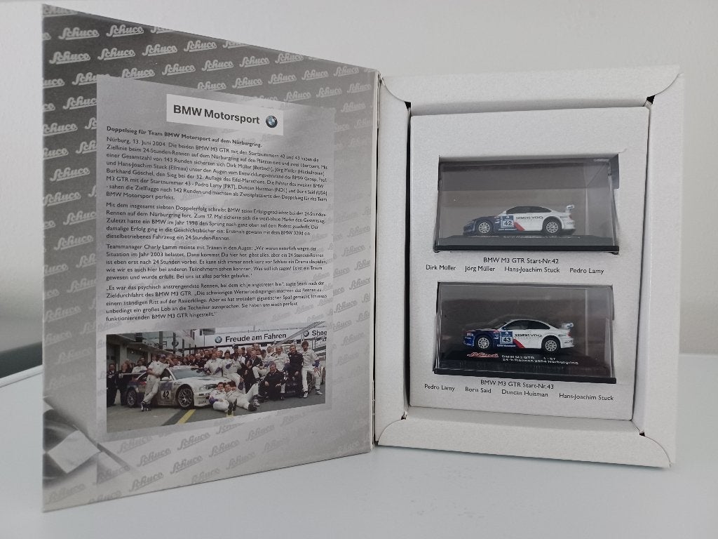 BMW M3 GTR Limited Edition set (1) van Schuco 1/87, Ophalen of Verzenden, Nieuw, Auto, Schuco