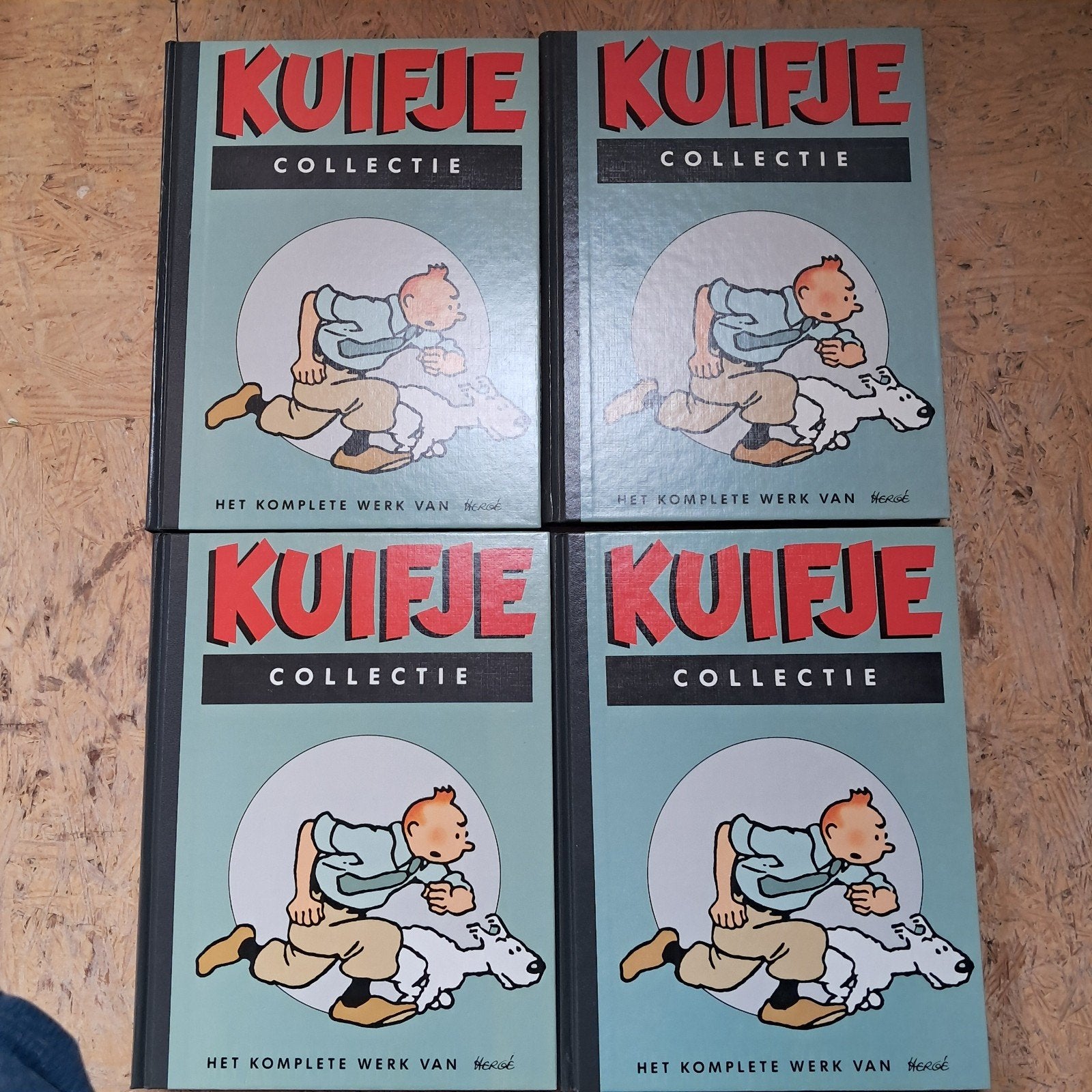 Kuifje Collectie: 4 Boeken - Het Complete Werk, Boeken, Meerdere stripboeken, Ophalen of Verzenden, Gelezen, Hergé