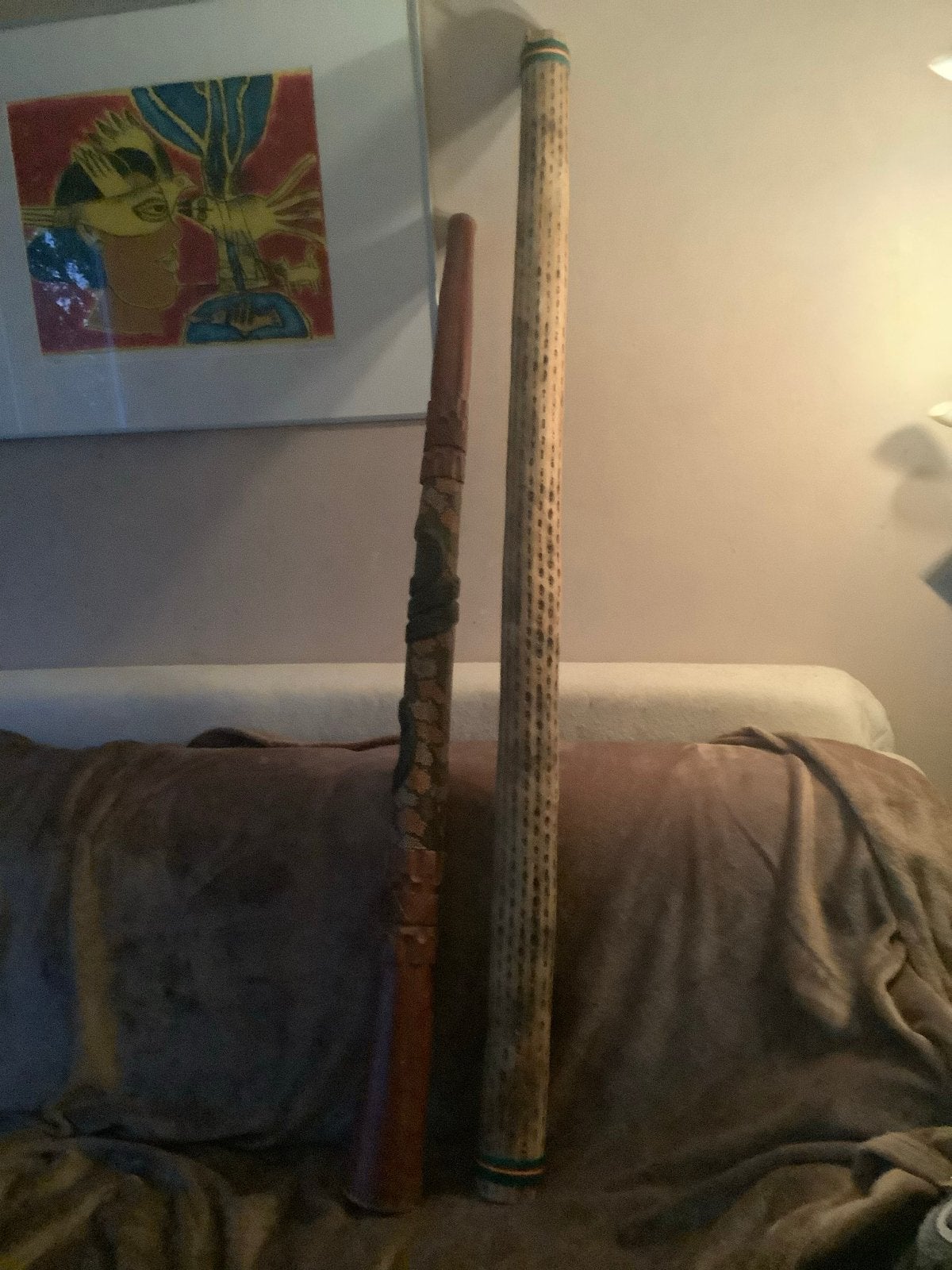 Didgeridoo en regenmaker, Ophalen, Gebruikt