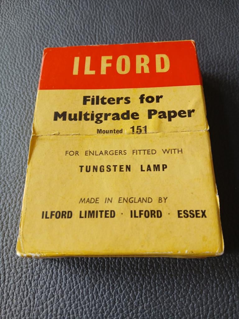 ILFORD Multigrade Filters voor Vergroters (Tungsten Lamp), Ophalen of Verzenden, Overige merken