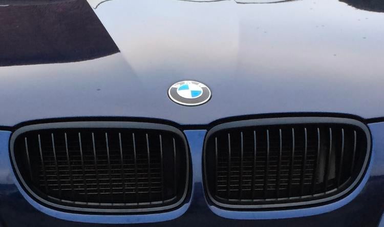 Grille/nieren BMW E90/E91 zwart, Gebruikt, Voor, Ophalen of Verzenden, Bumper