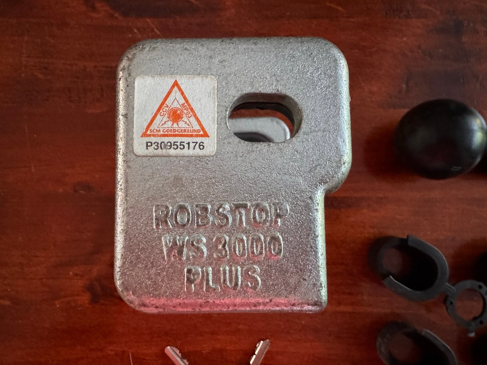 Robstop WS 3000 Plus Disselslot SCM Goedgekeurd, Caravans en Kamperen, Caravan accessoires, Ophalen, Gebruikt