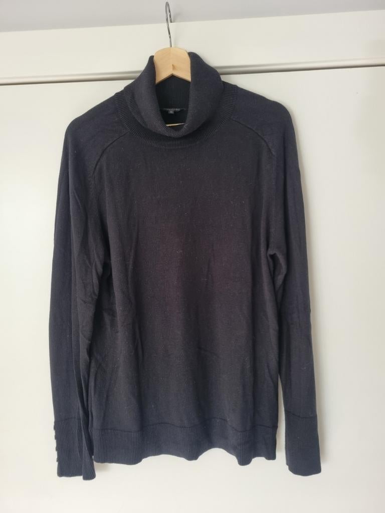 Zwarte coltrui Cavallaro Napoli, Zwart, Ophalen of Verzenden, Zo goed als nieuw, Maat 46/48 (XL) of groter