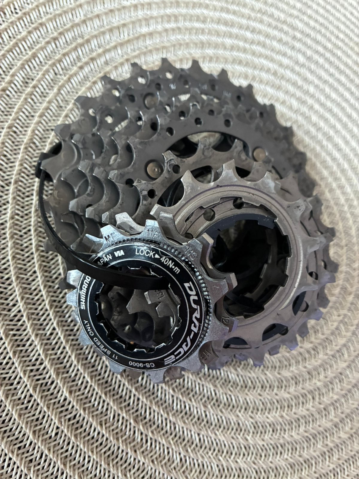 Shimano Dura Ace CS-9000 11 speed cassette 11-28, Fietsen en Brommers, Fietsonderdelen, Ophalen of Verzenden, Zo goed als nieuw