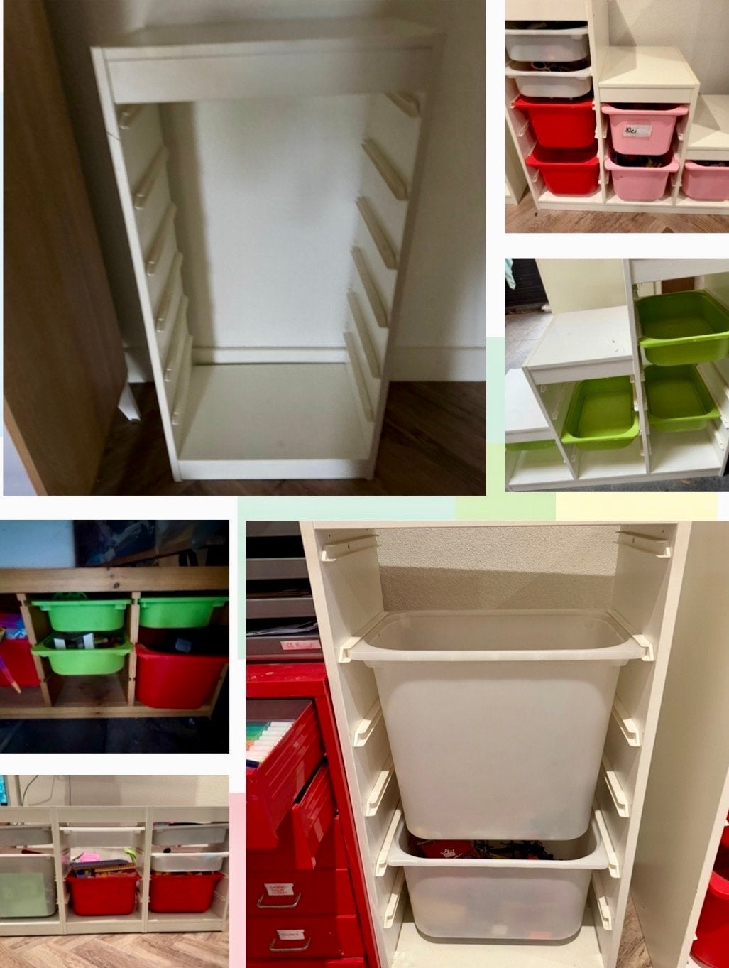 IKEA Trofast kasten met en zonder bakken, Minder dan 90 cm, Gebruikt, Kast, Ophalen of Verzenden