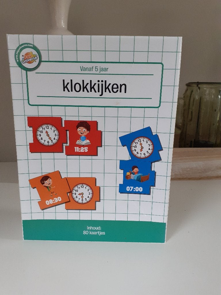 Leren klokkijken Nieuw, Ophalen of Verzenden, Nieuw, Rekenen