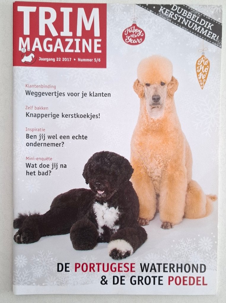 Trim Magazine Jaargang 22 2017 nr 5-6 Portugese Waterhond