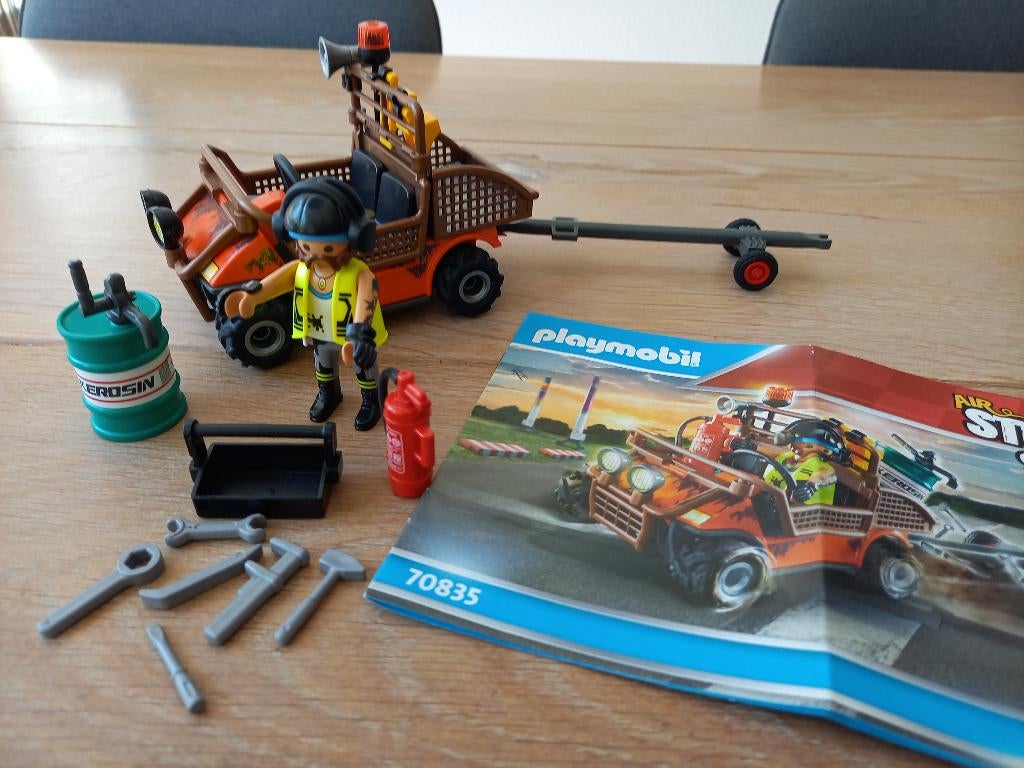 Playmobil Air stunt show reparatieservice - 70835, Kinderen en Baby's, Speelgoed | Playmobil, Ophalen of Verzenden, Zo goed als nieuw