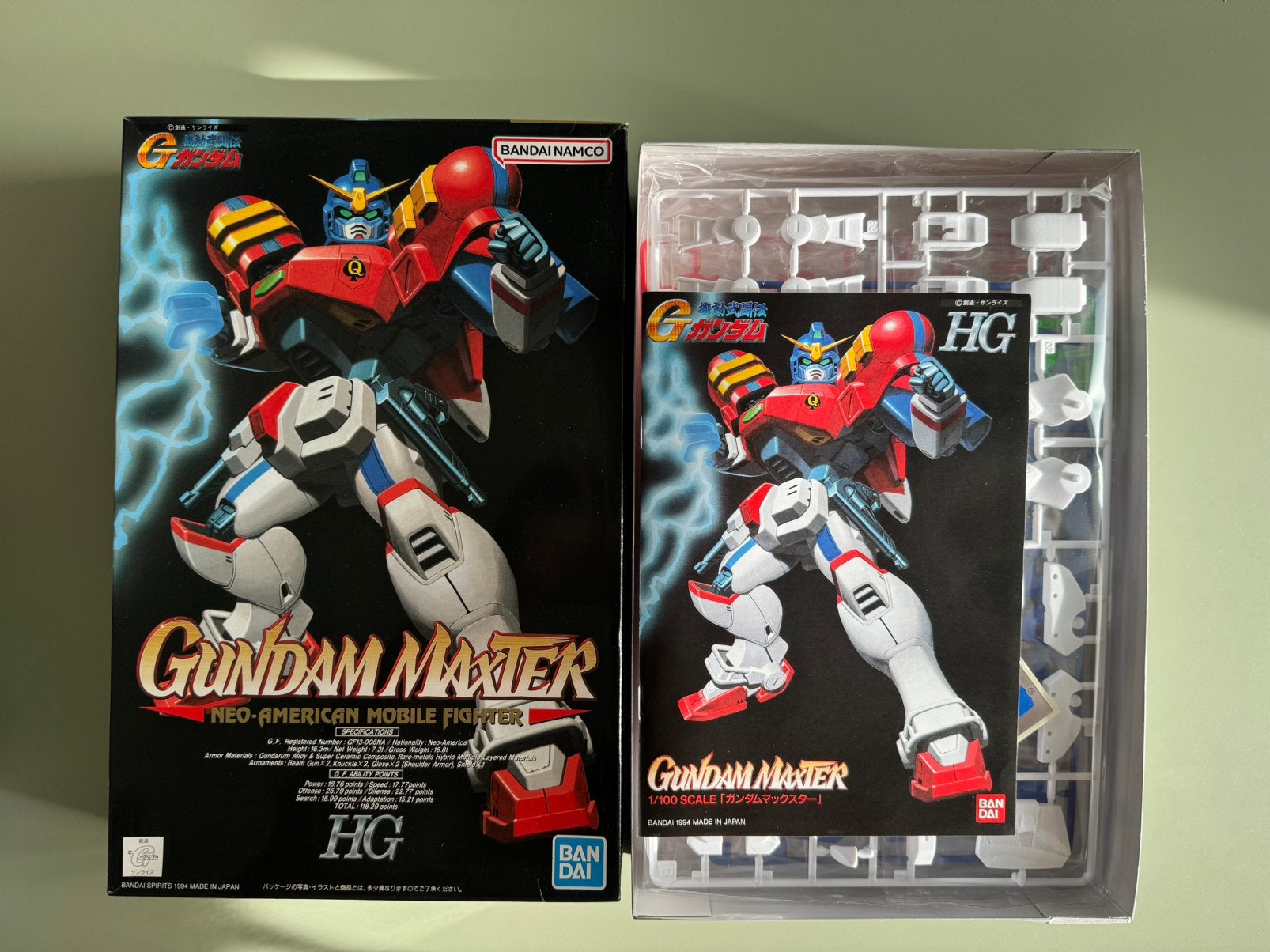 Bandai 1/100 scale gundam maxter kit, Ophalen of Verzenden, Nieuw, 1:50 of kleiner, Figuur of Figuren