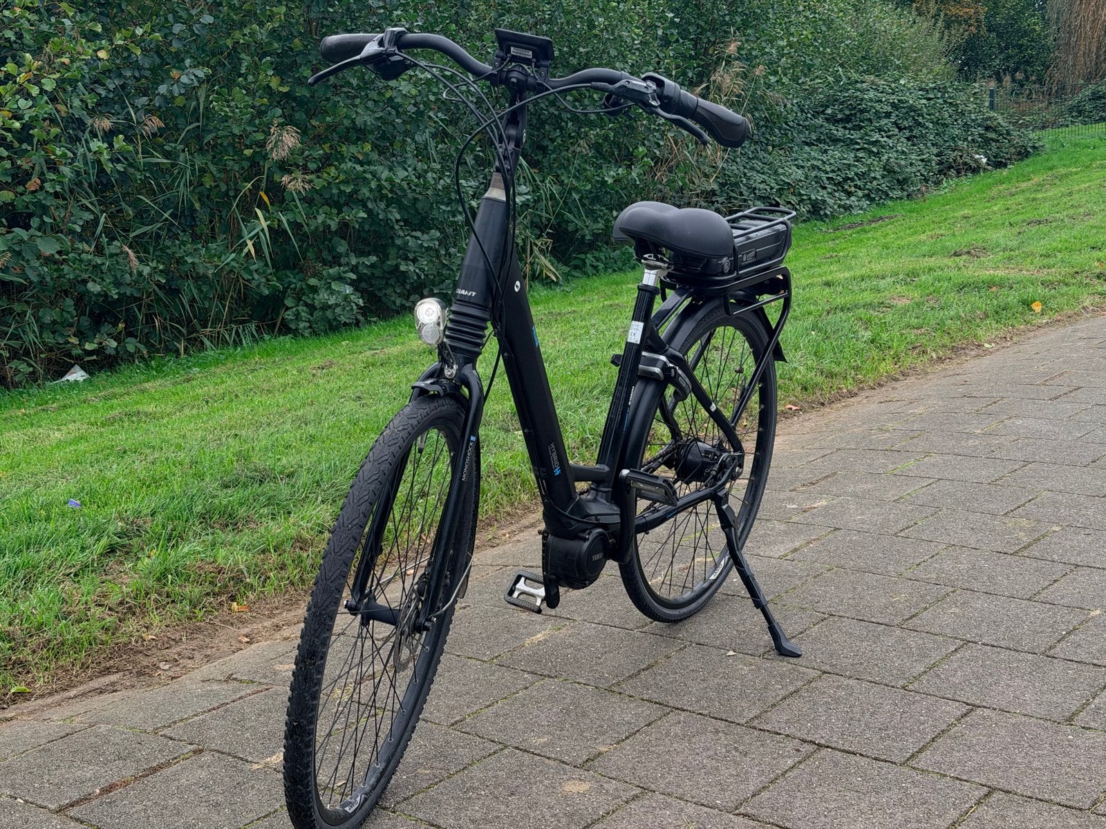 Giant elektrische fiets met middenmotor- Zeer lage Km stand!, Ophalen, Zo goed als nieuw, 50 km per accu of meer, Giant