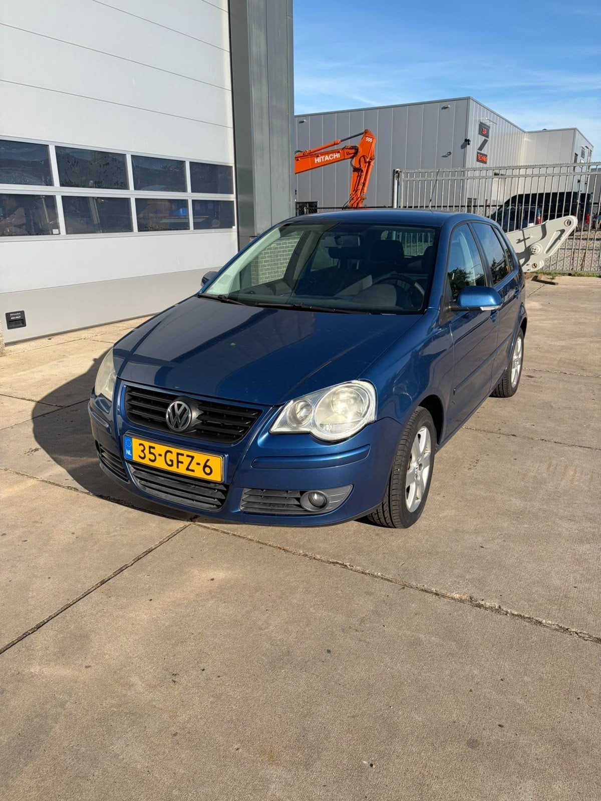 Volkswagen Polo 1.4 16V 59KW AUT 2008 Blauw, 40 €/maand, 4 cilinders, Blauw, 1033 kg