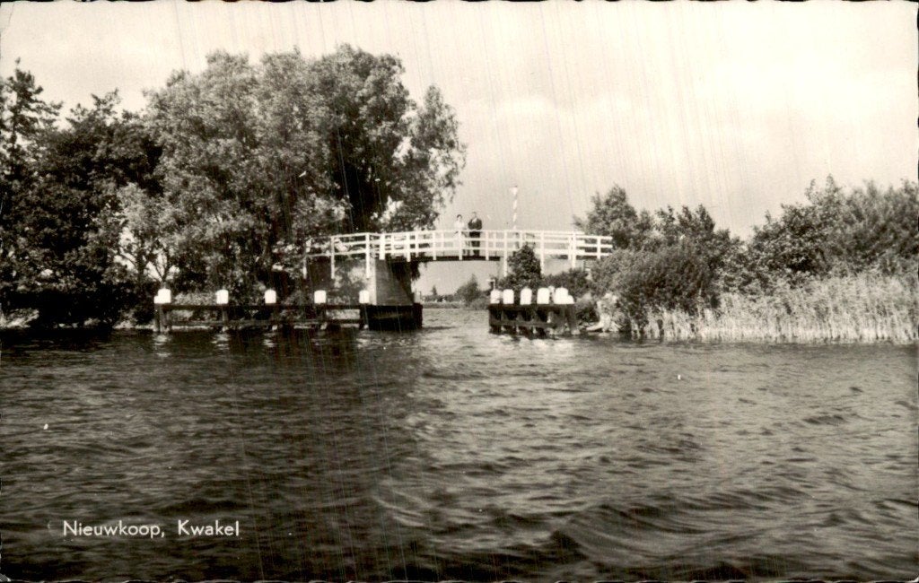 Nieuwkoop - Brug - Kwakel, Ophalen of Verzenden, 1960 tot 1980, Gelopen, Zuid-Holland