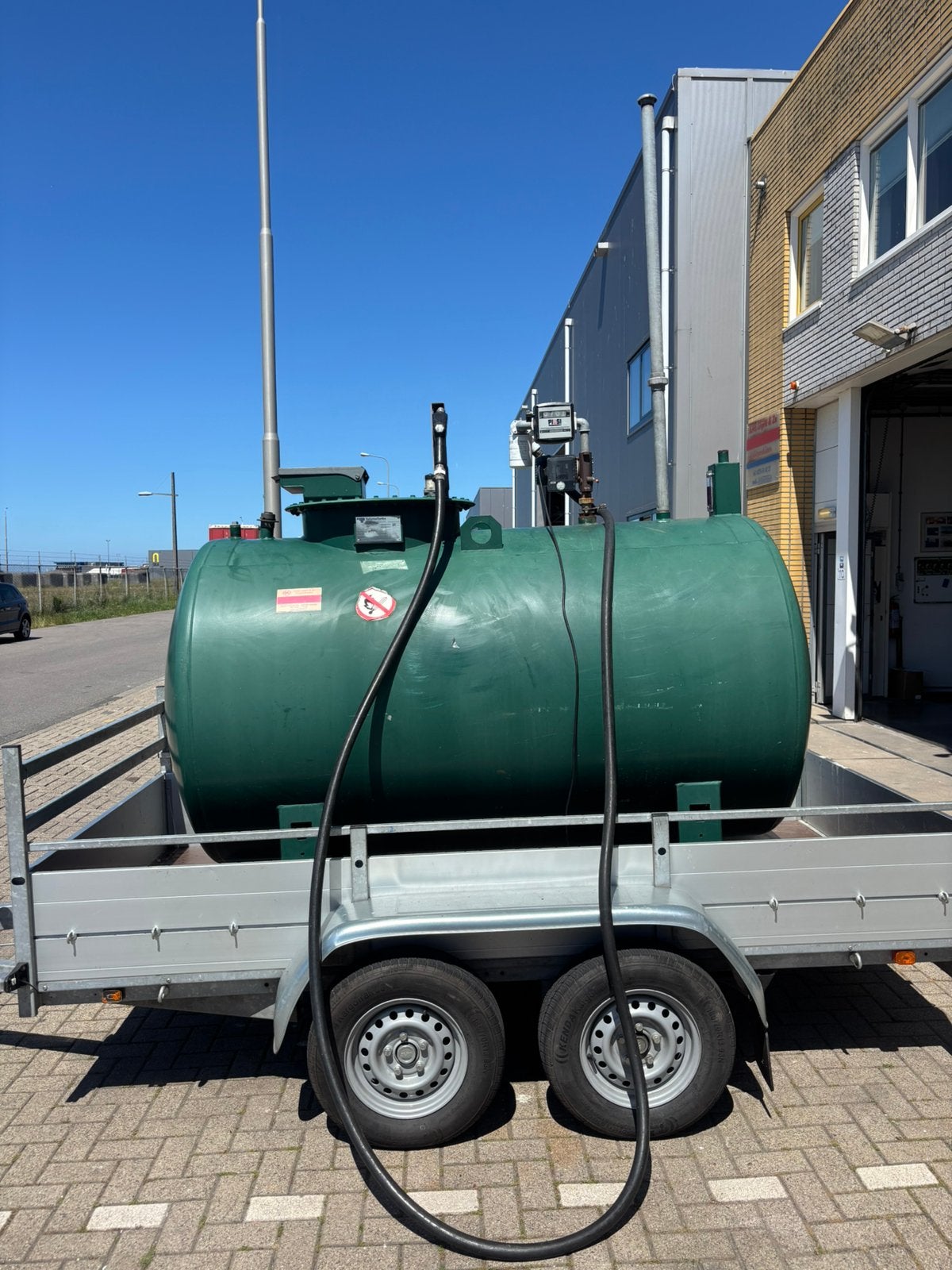 2600L Dieseltank Cillindrisch, Ophalen of Verzenden, Gebruikt