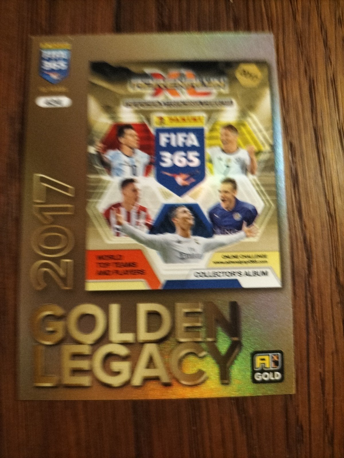 Panini FIFA 365 Adrenalyn XL 2017 Golden Legacy Album, Ophalen of Verzenden
