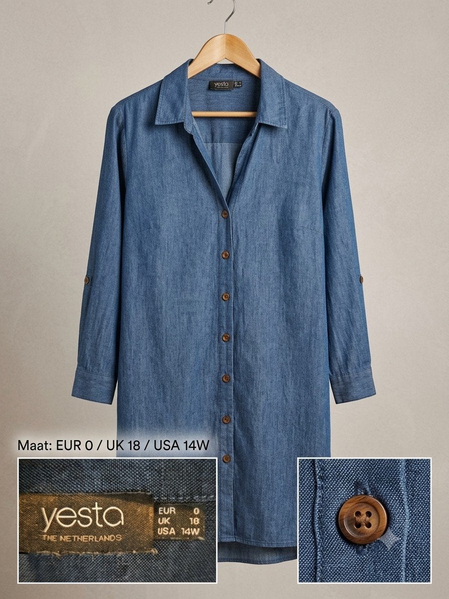 Tuniek van Yesta, Blauw, Maat 46/48 (XL) of groter, Yesta, Ophalen of Verzenden