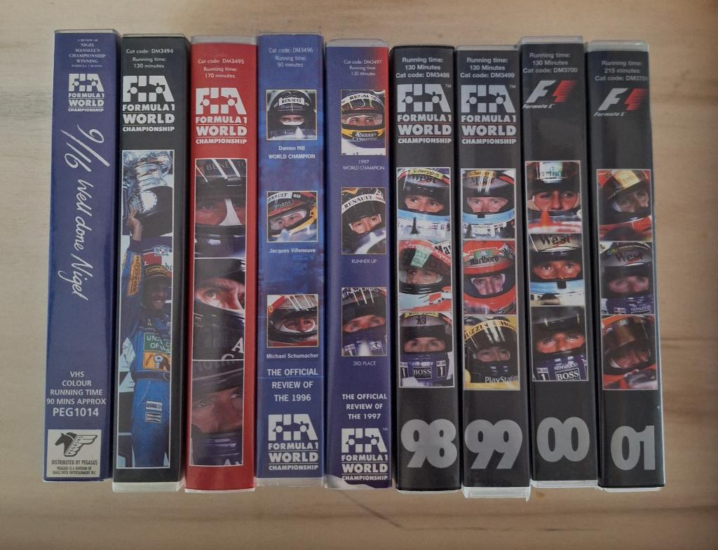 oude formule 1 videobanden, Ophalen, Gebruikt, Formule 1