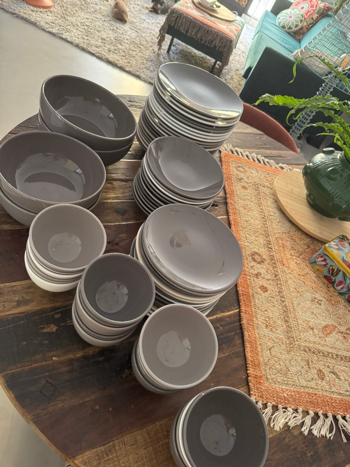 Casa Alegre portugal servies 11diepe bord 14 ontbijtbord, Ophalen, Zo goed als nieuw, Bord(en), Overige stijlen
