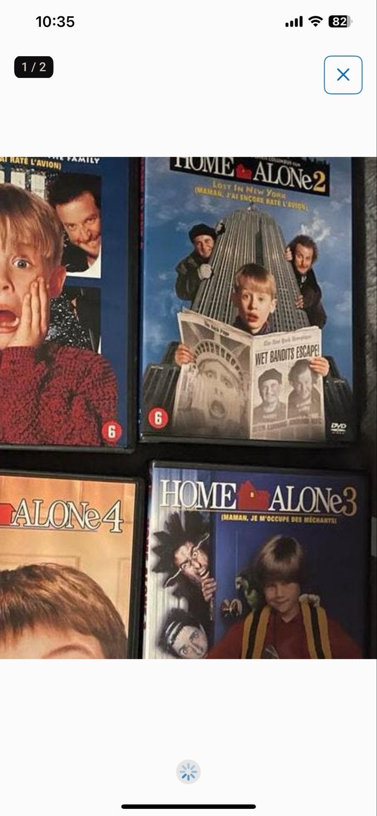 Home Alone 1, 2, 3 & 4 DVD Boxset - Kerstklassiekers, Cd's en Dvd's, Dvd's | Overige Dvd's, Nederlands, Ophalen of Verzenden, Vanaf 6 jaar