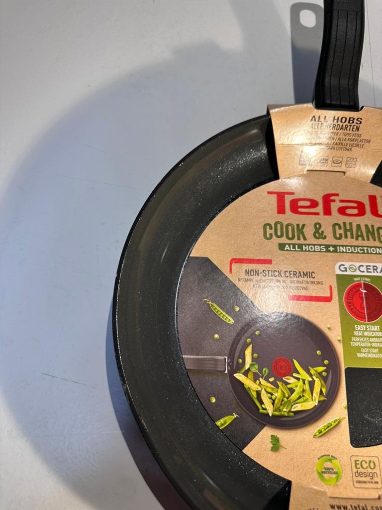 Tefal Cook & Change Koekenpan Ø28 cm - PFAS-vrij, Ophalen of Verzenden, Gebruikt, Overige materialen