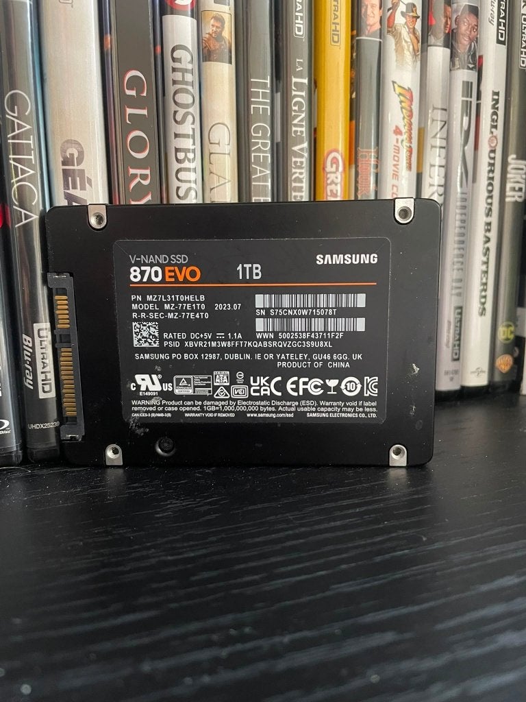 Samsung 870 Evo 1TB, Intern, Ophalen of Verzenden, Zo goed als nieuw, 1TB